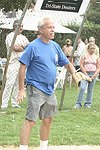 Mark Green at the Artist and Writer's Annual Softball game in Easthampton on 8-21-04.  photo by Rob Rich copyright 2004 516-676-3939  robwayne1@aol.com