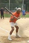 Roy Scheider at the Artist and Writer's Annual Softball game in Easthampton on 8-21-04.  photo by Rob Rich copyright 2004 516-676-3939  robwayne1@aol.com