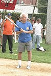 Mark Green at the Artist and Writer's Annual Softball game in Easthampton on 8-21-04.  photo by Rob Rich copyright 2004 516-676-3939  robwayne1@aol.com