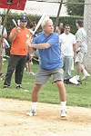 Mark Green at the Artist and Writer's Annual Softball game in Easthampton on 8-21-04.  photo by Rob Rich copyright 2004 516-676-3939  robwayne1@aol.com