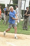 Mark Green at the Artist and Writer's Annual Softball game in Easthampton on 8-21-04.  photo by Rob Rich copyright 2004 516-676-3939  robwayne1@aol.com