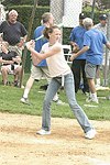  at the Artist and Writer's Annual Softball game in Easthampton on 8-21-04.  photo by Rob Rich copyright 2004 516-676-3939  robwayne1@aol.com