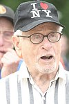 Eli Wallach at the Artist and Writer's Annual Softball game in Easthampton on 8-21-04.  photo by Rob Rich copyright 2004 516-676-3939  robwayne1@aol.com