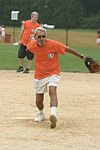 Roy Scheider at the Artist and Writer's Annual Softball game in Easthampton on 8-21-04.  photo by Rob Rich copyright 2004 516-676-3939  robwayne1@aol.com