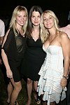 Leslie Wilson, Gina Chopard,and Michelle Goldberg  at the Southhampton Hospital Benefit in Southampton, N.Y. on August 7, 2004.photo by Rob Rich copyright 2004<br>516-676-3939<br>robwayne1@aol.com