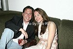 Dr. Howard  Sobel  and Paige Boller on 5-30-04 at the Hamptons Magazine/La Perla party at Star Room in Wainscott.<br>photo by Rob Rich copyright 2004<br>516-676-3939<br>robwayne1@aol.com