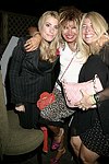 Gina Glickman, Betsey Johnson, and guest  at the after party for the G&P foundation at the Star Room on 7-10-04  photo by Rob Rich copyright 2004 516-676-3939 robwayne1@aol.com
